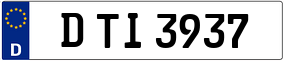 Truck License Plate